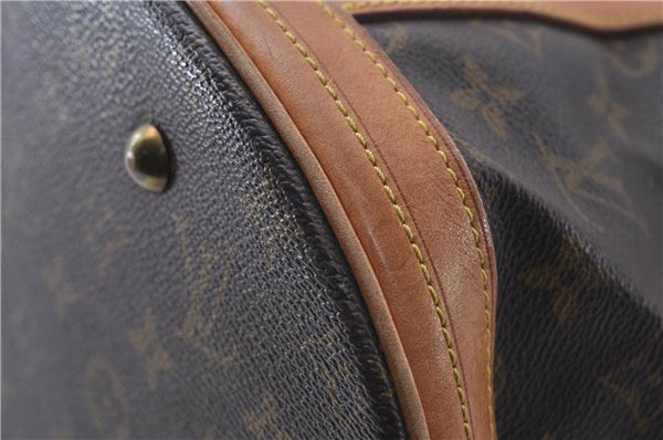 Authentic Louis Vuitton Monogram Bucket GM Shoulder Bag M42236 LV Junk 4512D