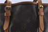 Authentic Louis Vuitton Monogram Bucket GM Shoulder Bag M42236 LV Junk 4512D