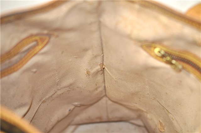 Authentic Louis Vuitton Monogram Bucket GM Shoulder Bag M42236 LV Junk 4512D