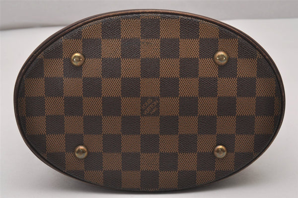 Authentic Louis Vuitton Damier Marais Bucket Shoulder Tote Bag N42240 LV 4512I