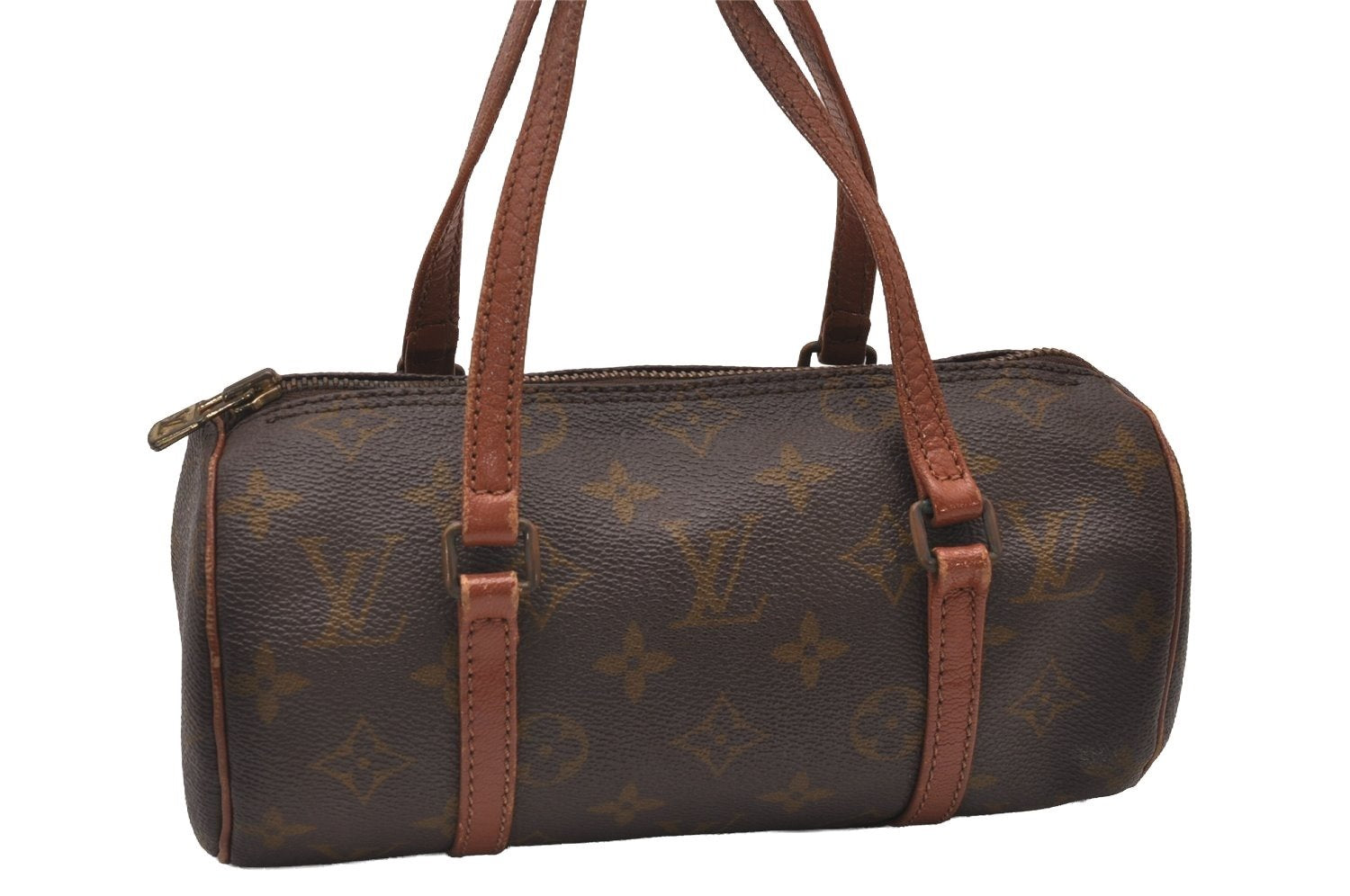 Authentic Louis Vuitton Monogram Papillon 22 Hand Bag Old Model LV 4515I