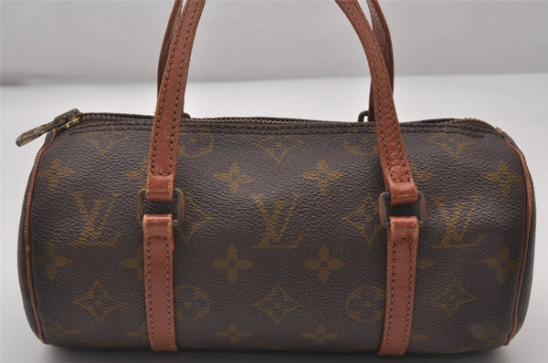 Authentic Louis Vuitton Monogram Papillon 22 Hand Bag Old Model LV 4515I