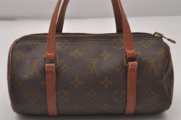 Authentic Louis Vuitton Monogram Papillon 22 Hand Bag Old Model LV 4515I