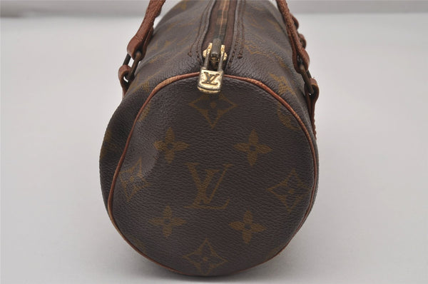 Authentic Louis Vuitton Monogram Papillon 22 Hand Bag Old Model LV 4515I