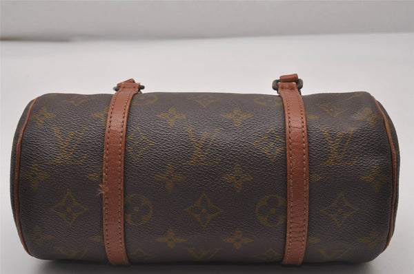 Authentic Louis Vuitton Monogram Papillon 22 Hand Bag Old Model LV 4515I