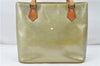 Authentic Louis Vuitton Vernis Houston Shoulder Bag M91053 Light Green LV 4516D