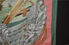 Authentic HERMES Carre 90 Scarf "Lephyr" Silk Green 4516E