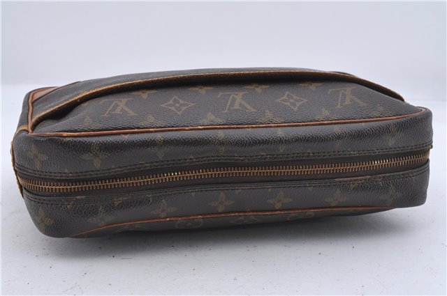 Authentic Louis Vuitton Monogram Compiegne 28 Clutch Hand Bag M51845 LV 4517D
