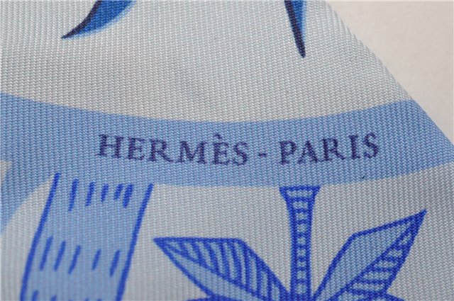 Authentic HERMES Twilly Scarf Silk 