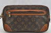Authentic Louis Vuitton Monogram Marly Dragonne GM M51825 Clutch Hand Bag 4520I