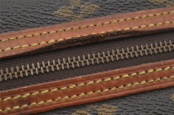 Authentic Louis Vuitton Monogram Marly Dragonne GM M51825 Clutch Hand Bag 4520I