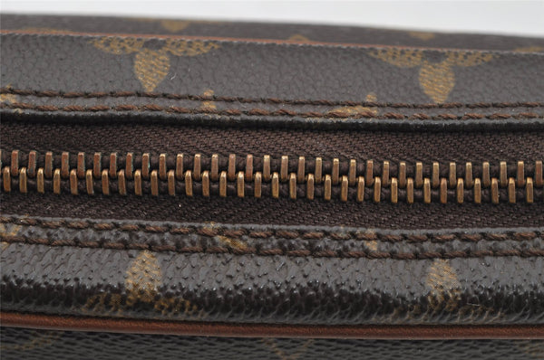 Authentic Louis Vuitton Monogram Marly Dragonne GM M51825 Clutch Hand Bag 4520I