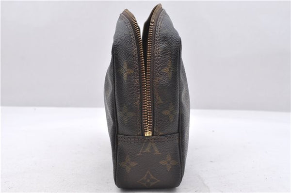 Auth Louis Vuitton Monogram Trousse Toilette 23 Clutch Hand Bag M47524 LV 4521D