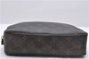 Auth Louis Vuitton Monogram Trousse Toilette 23 Clutch Hand Bag M47524 LV 4521D