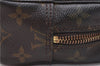 Auth Louis Vuitton Monogram Trousse Toilette 23 Clutch Hand Bag M47524 LV 4521D