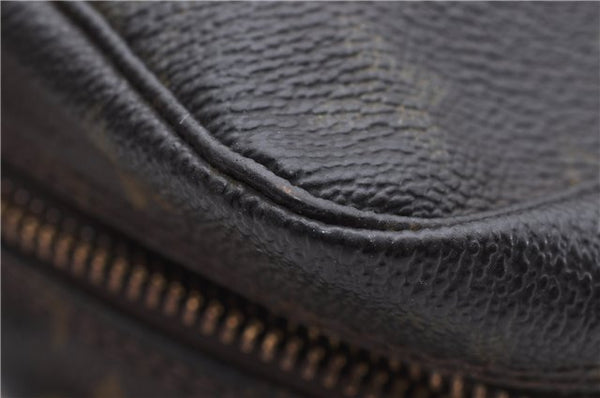 Auth Louis Vuitton Monogram Trousse Toilette 23 Clutch Hand Bag M47524 LV 4521D