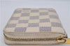 Authentic Louis Vuitton Damier Azur Zippy Coin Purse Wallet N63069 LV 4521F