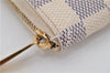 Authentic Louis Vuitton Damier Azur Zippy Coin Purse Wallet N63069 LV 4521F