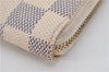 Authentic Louis Vuitton Damier Azur Zippy Coin Purse Wallet N63069 LV 4521F