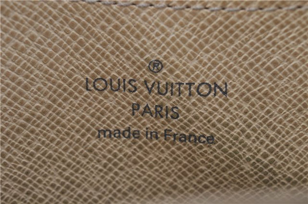 Authentic Louis Vuitton Damier Azur Zippy Coin Purse Wallet N63069 LV 4521F