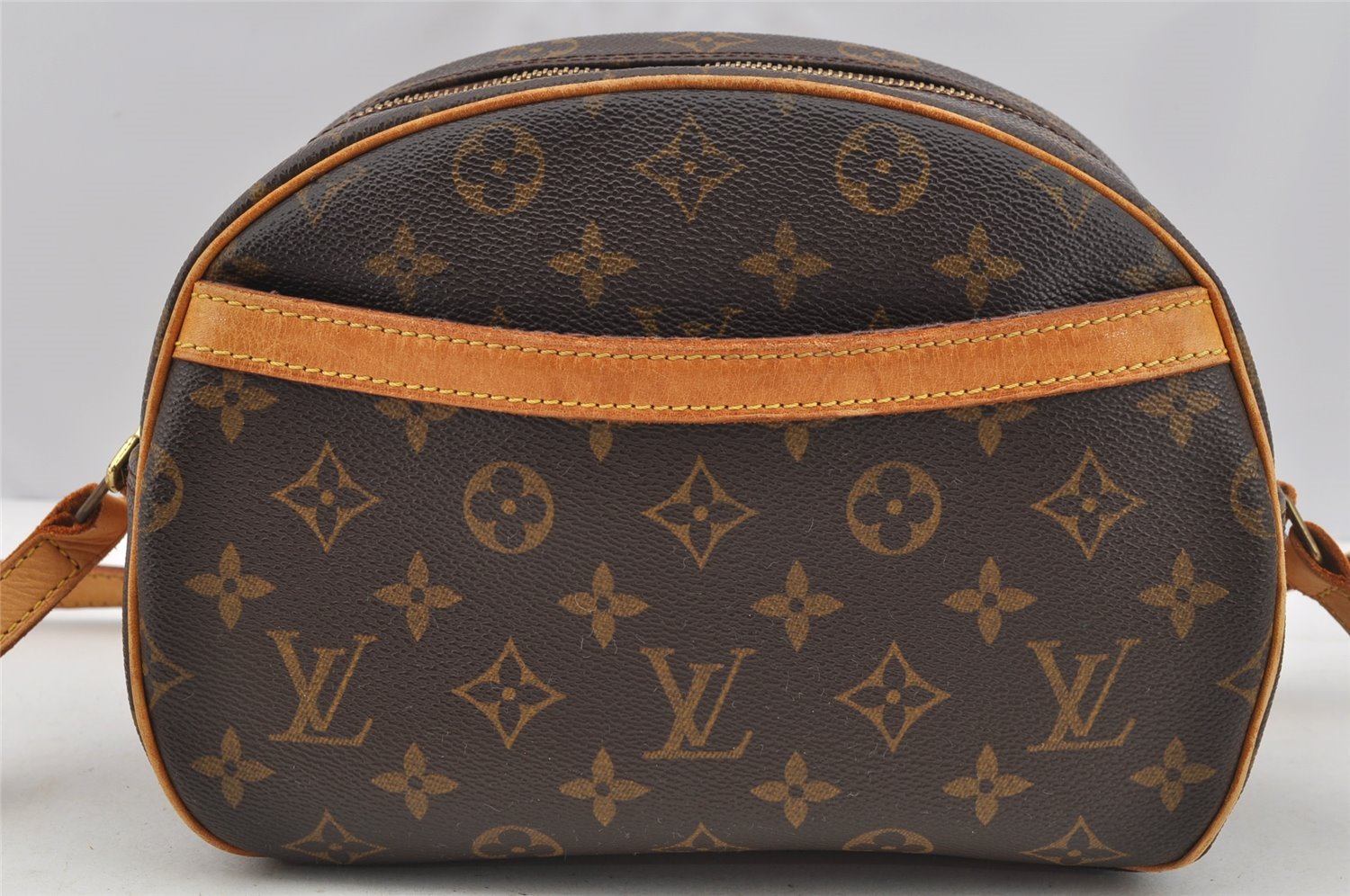 Authentic Louis Vuitton Monogram Blois Shoulder Cross Body Bag M51221 LV 4521I