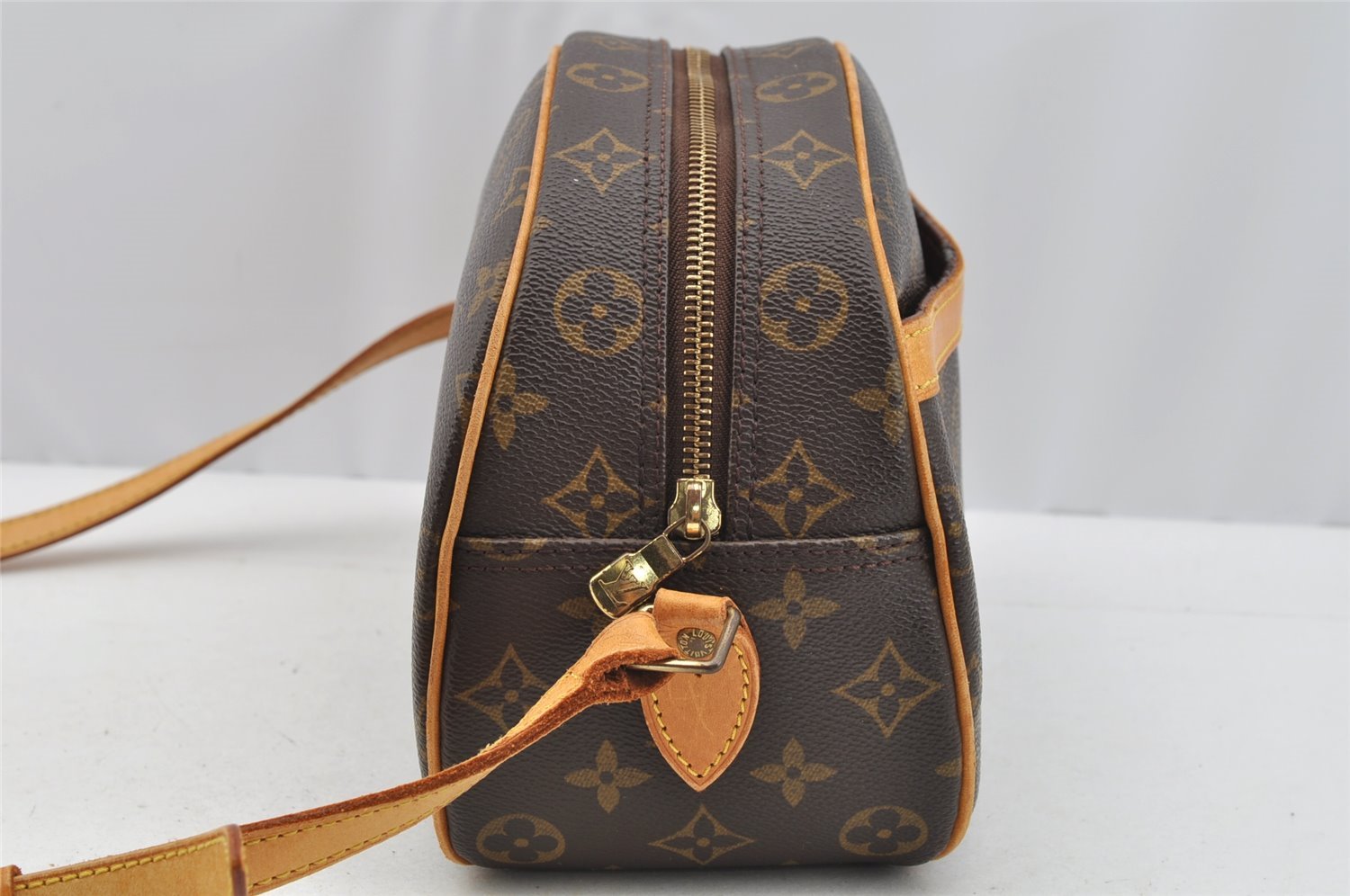 Authentic Louis Vuitton Monogram Blois Shoulder Cross Body Bag M51221 LV 4521I