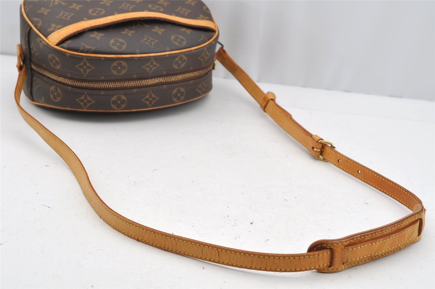 Authentic Louis Vuitton Monogram Blois Shoulder Cross Body Bag M51221 LV 4521I