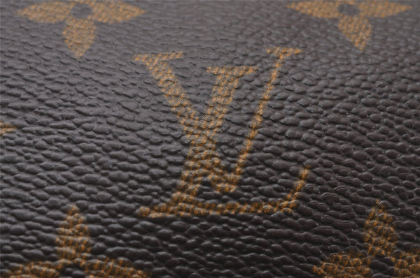 Authentic Louis Vuitton Monogram Pochette Accessoires Pouch M51980 LV 4523I