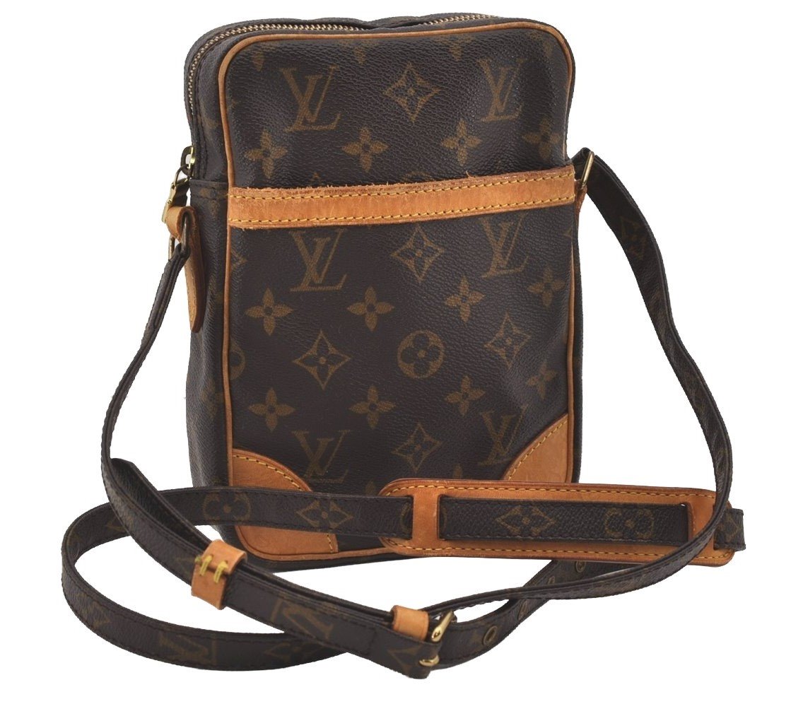 Authentic Louis Vuitton Monogram Danube Shoulder Cross Body Bag M45266 LV 4524I