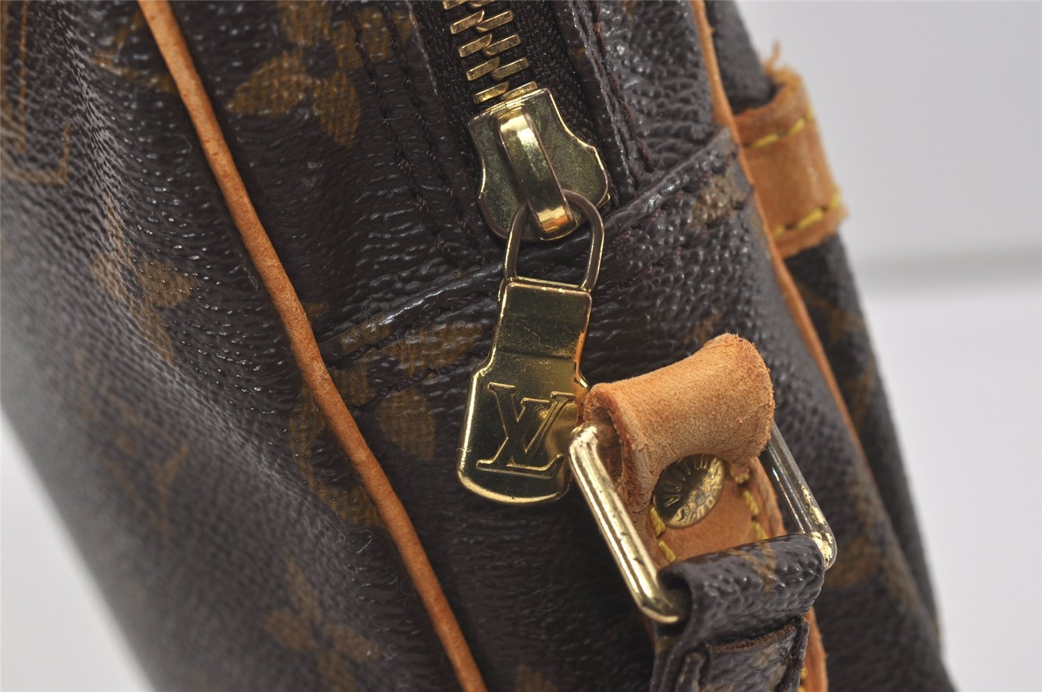 Authentic Louis Vuitton Monogram Danube Shoulder Cross Body Bag M45266 LV 4524I