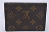 Authentic Louis Vuitton Monogram Porte 2 Cartes Vertical M60533 Pass Case 4525F