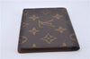 Authentic Louis Vuitton Monogram Porte 2 Cartes Vertical M60533 Pass Case 4525F