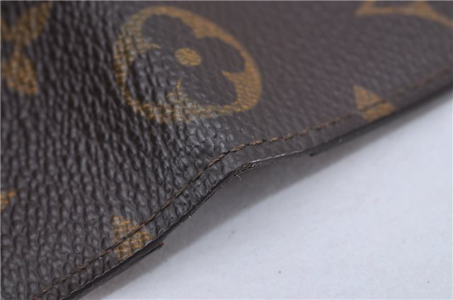 Authentic Louis Vuitton Monogram Porte 2 Cartes Vertical M60533 Pass Case 4525F