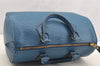 Authentic Louis Vuitton Epi Speedy 25 Hand Boston Bag Blue M43015 LV 4525I