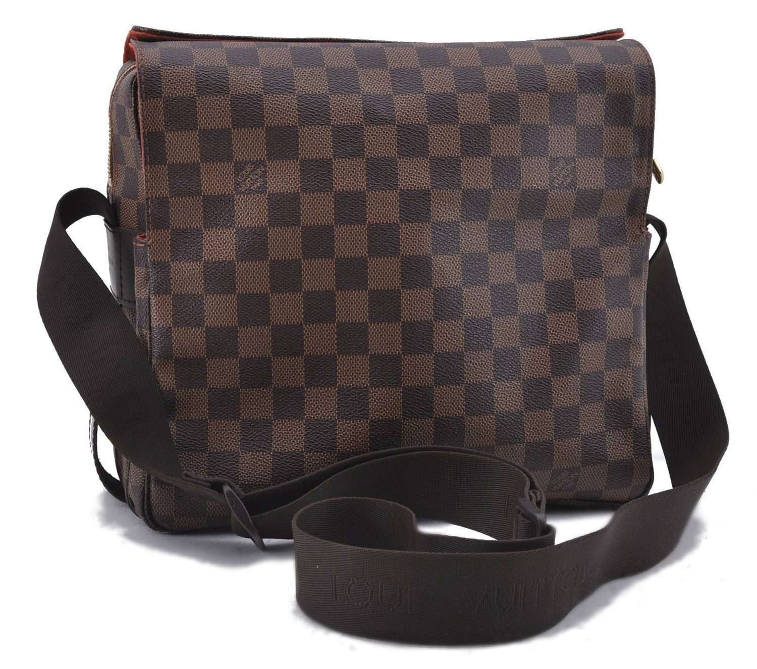 Authentic Louis Vuitton Damier Naviglio Shoulder Cross Body Bag N45255 LV 4526D