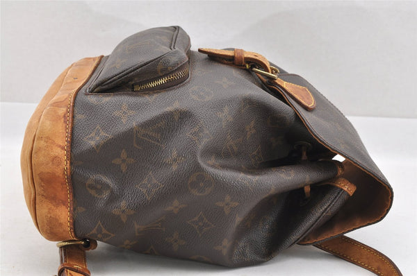 Authentic Louis Vuitton Monogram Montsouris MM Backpack M51136 LV 4526I