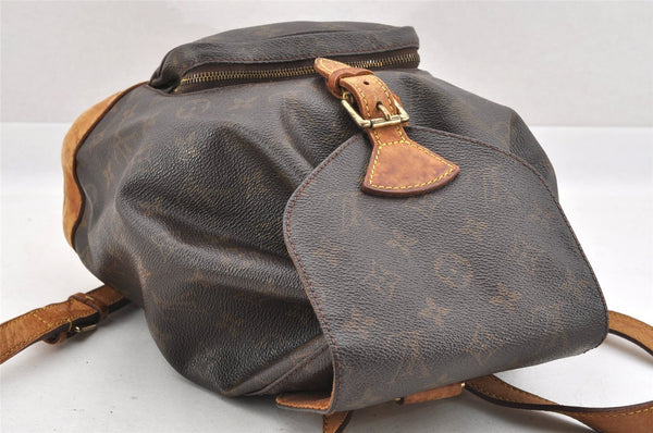 Authentic Louis Vuitton Monogram Montsouris MM Backpack M51136 LV 4526I