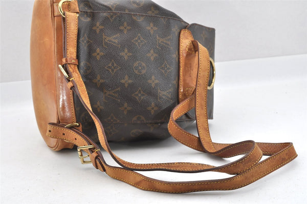 Authentic Louis Vuitton Monogram Montsouris MM Backpack M51136 LV 4526I