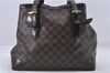 Authentic Louis Vuitton Damier Hampstead MM Shoulder Tote Bag N51204 LV 4527D