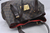 Authentic Louis Vuitton Damier Hampstead MM Shoulder Tote Bag N51204 LV 4527D