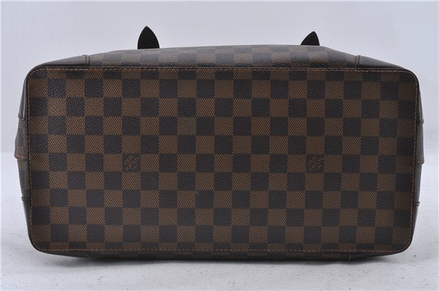 Authentic Louis Vuitton Damier Hampstead MM Shoulder Tote Bag N51204 LV 4527D