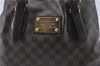 Authentic Louis Vuitton Damier Hampstead MM Shoulder Tote Bag N51204 LV 4527D