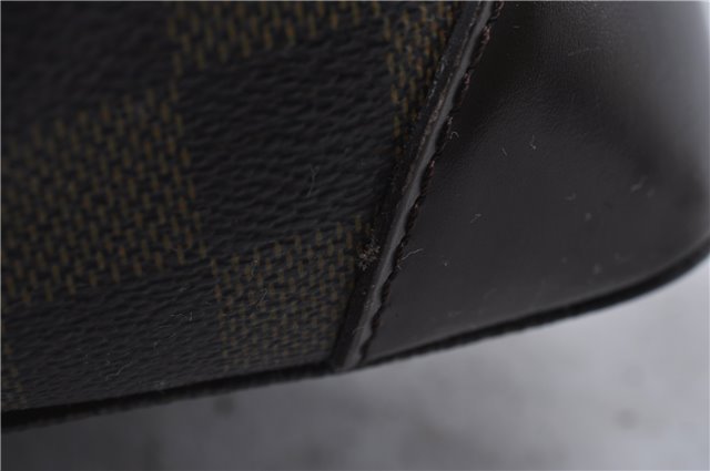 Authentic Louis Vuitton Damier Hampstead MM Shoulder Tote Bag N51204 LV 4527D