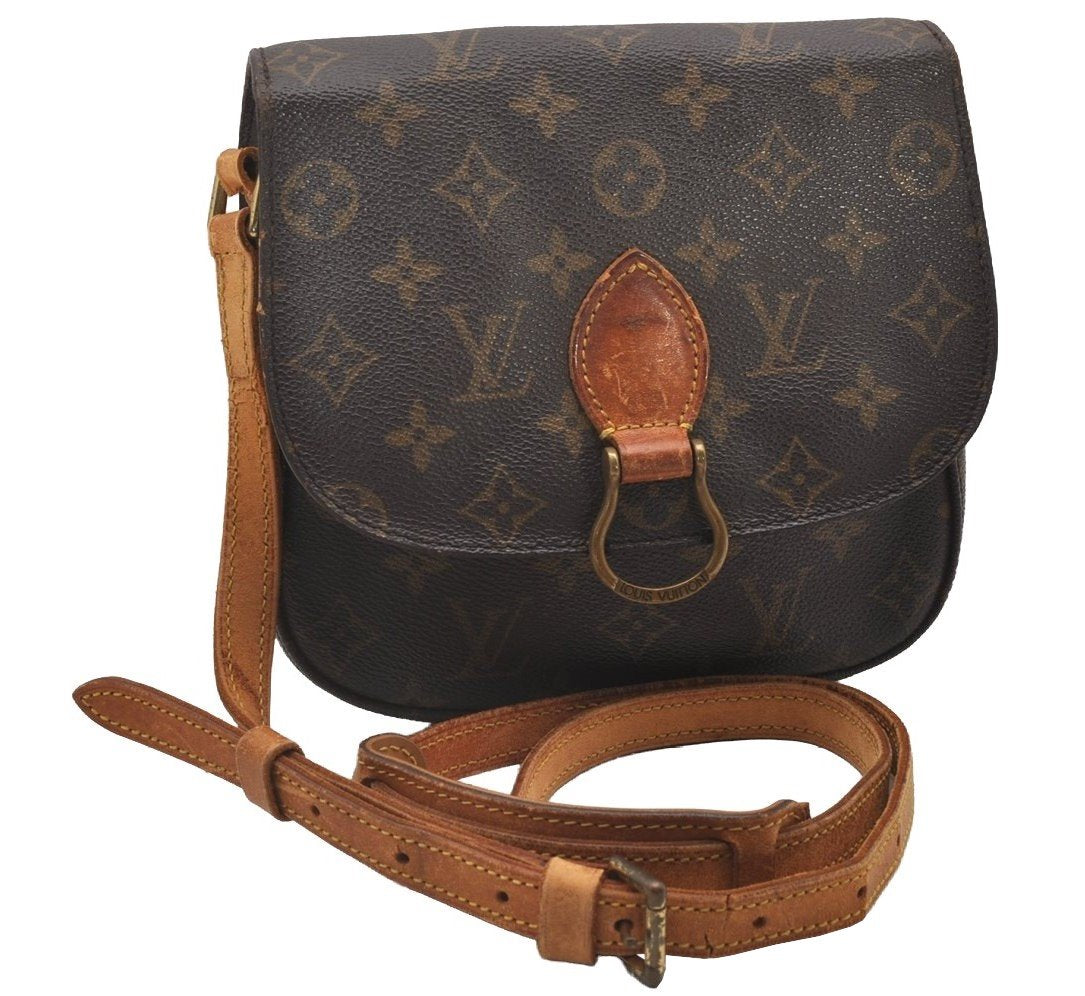 Authentic Louis Vuitton Monogram Saint Cloud MM M51243 Shoulder Bag Junk 4527I