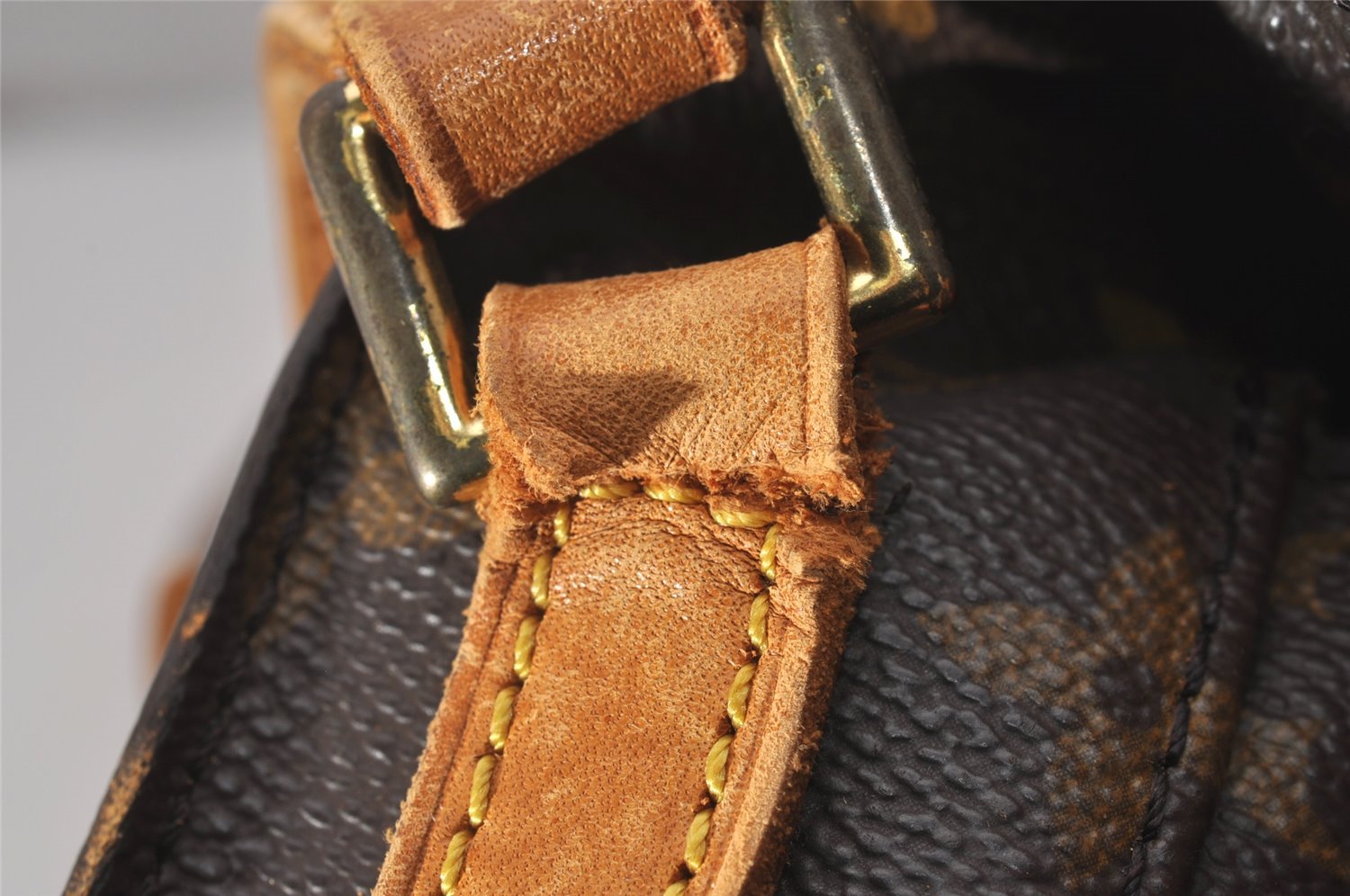 Authentic Louis Vuitton Monogram Saint Cloud MM M51243 Shoulder Bag Junk 4527I