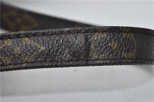 Auth Louis Vuitton Monogram Marly Dragonne PM Clutch Hand Bag M51827 LV 4528D