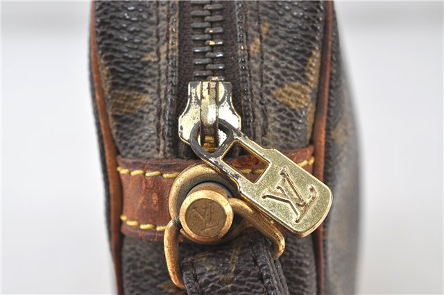 Auth Louis Vuitton Monogram Marly Dragonne PM Clutch Hand Bag M51827 LV 4528D