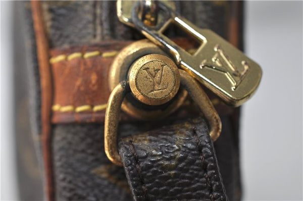 Auth Louis Vuitton Monogram Marly Dragonne PM Clutch Hand Bag M51827 LV 4528D