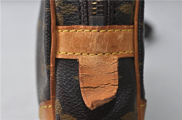 Auth Louis Vuitton Monogram Marly Dragonne PM Clutch Hand Bag M51827 LV 4528D