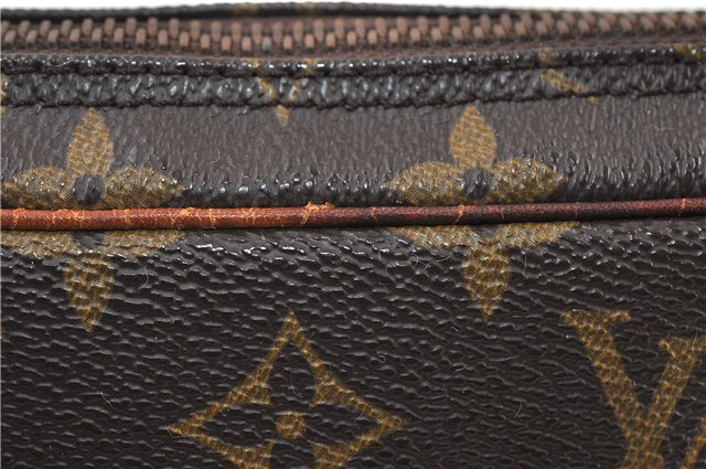Auth Louis Vuitton Monogram Marly Dragonne PM Clutch Hand Bag M51827 LV 4528D
